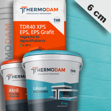 6 cm Thermodam lábazati hőszigetelő rendszer
