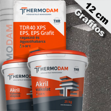 12 cm grafitos hőszigetelő rendszer teljes csomagban