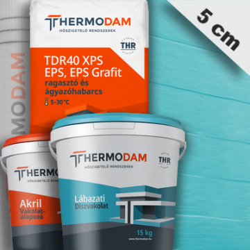 5 cm Thermodam lábazati hőszigetelő rendszer
