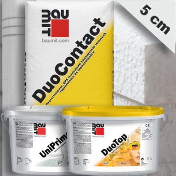 5 cm Baumit hőszigetelő rendszer