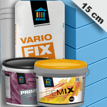 Lábazati hőszigetelő rendszer 15 cm