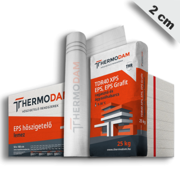 Thermodam hőszigetelő alaprendszer 2 cm