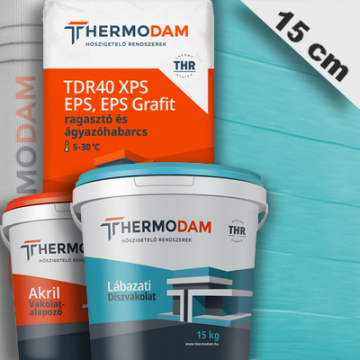 15 cm Thermodam lábazati hőszigetelő rendszer
