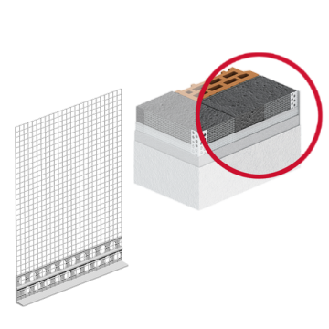 EJOT Hálós vakolatzáró profil