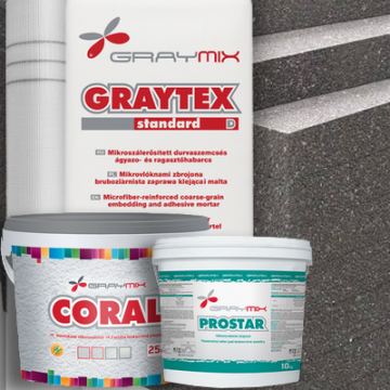 Graymix grafitos hőszigetelő rendszer 7 cm