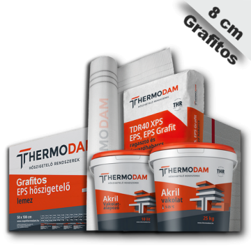 8 cm Thermodam grafitos hőszigetelő rendszer