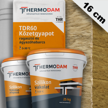 16 cm Thermodam kőzetgyapot hőszigetelő rendszer