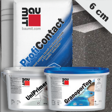 6 cm Baumit grafitos hőszigetelő rendszer