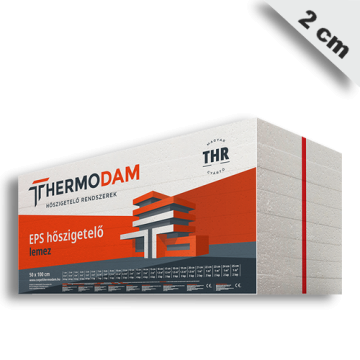 EPS 80 homlokzati hőszigetelő lemez 2 cm