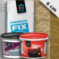 Kőzetgyapot homlokzati hőszigetelés 6 cm