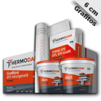 6 cm Thermodam gafitos hőszigetelő rendszer