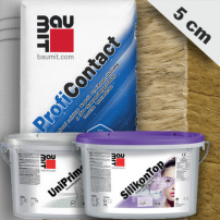 5 cm Baumit kőzetgyapot hőszigetelő rendszer