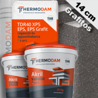 14 cm grafitos hőszigetelő rendszer teljes csomagban